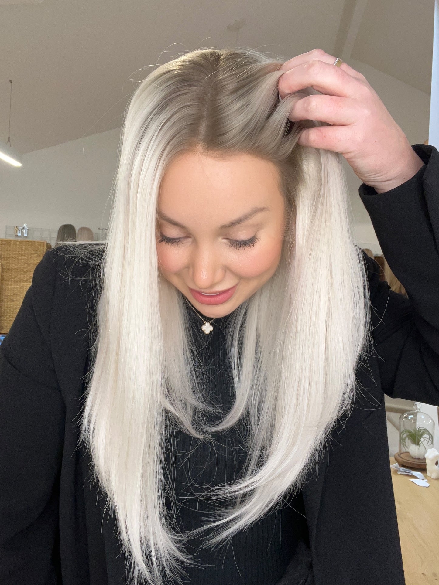 Eva - Luxury Lace Top Wig